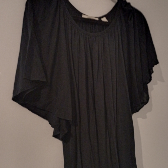 Country Road vintage Black puff sleeve tee in size L - Picture 4 of 7